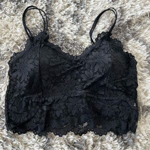 Black Lace Bralette - New without tags